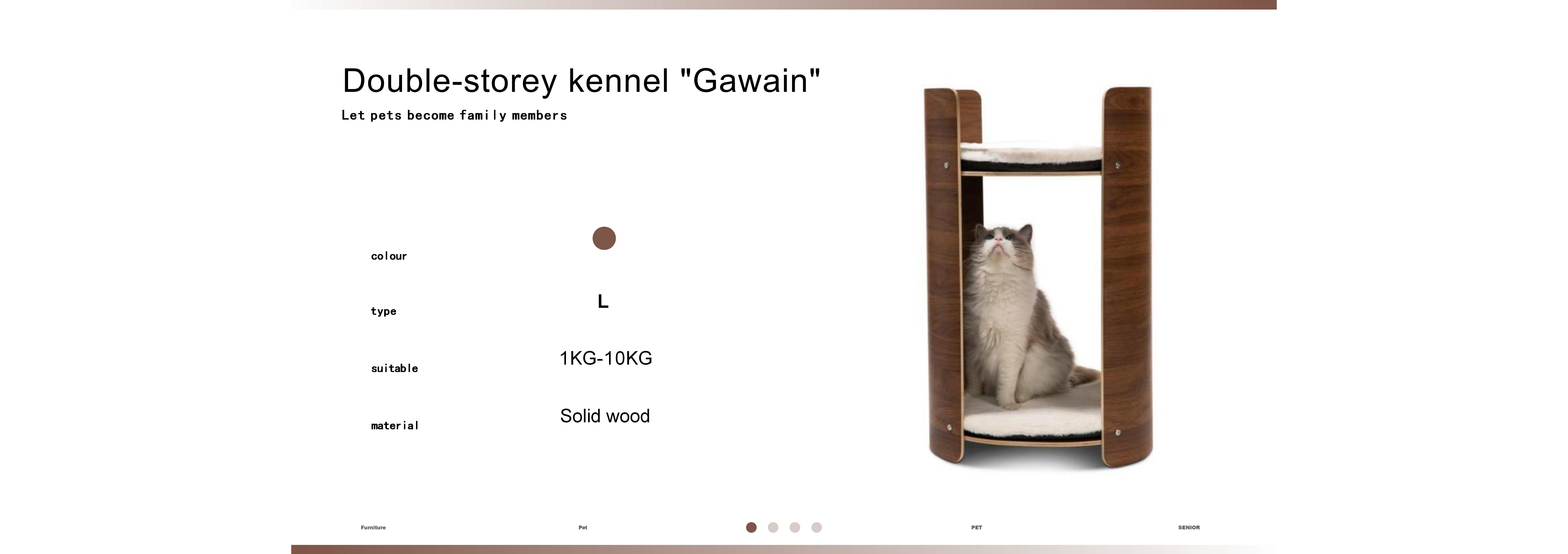 Wood Multi-layer Kennel