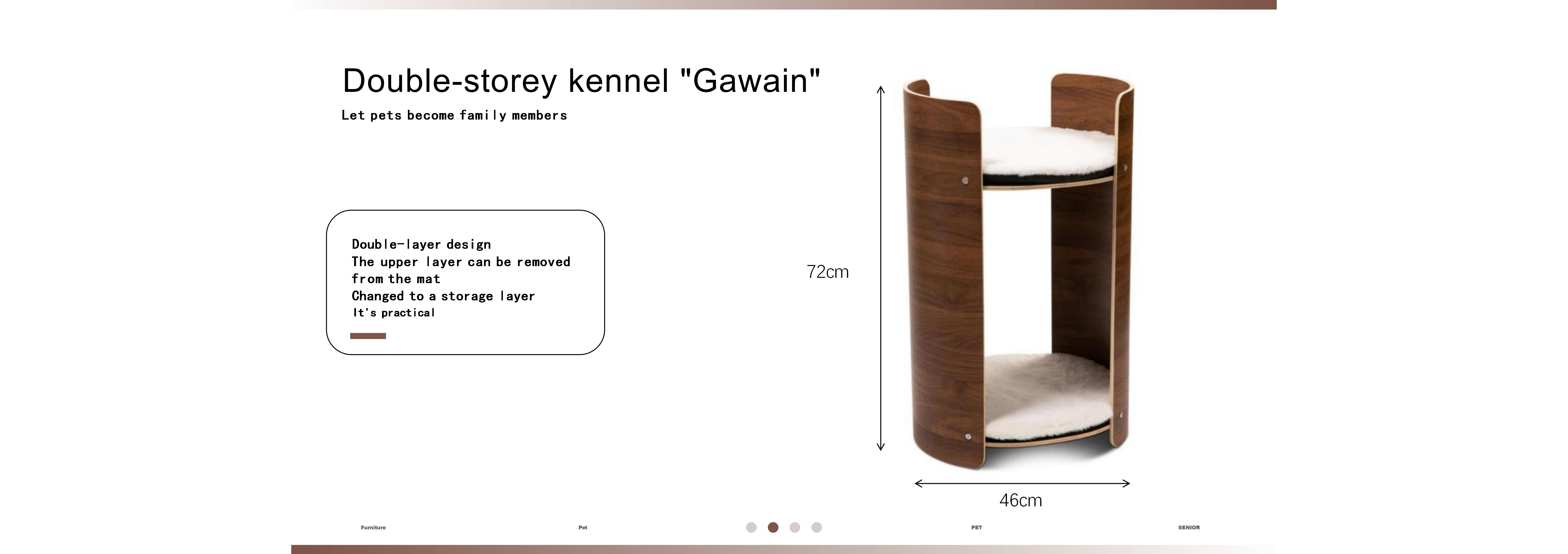 Wood Multi-layer Kennel