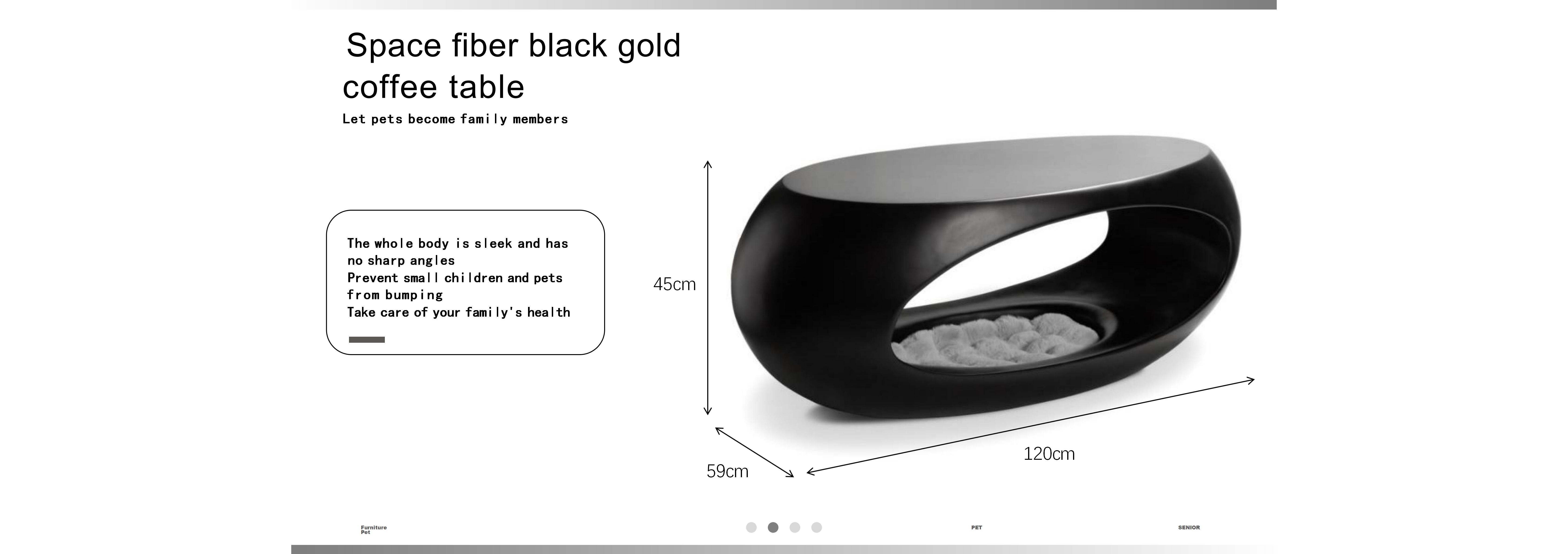 Black Space Coffee Table