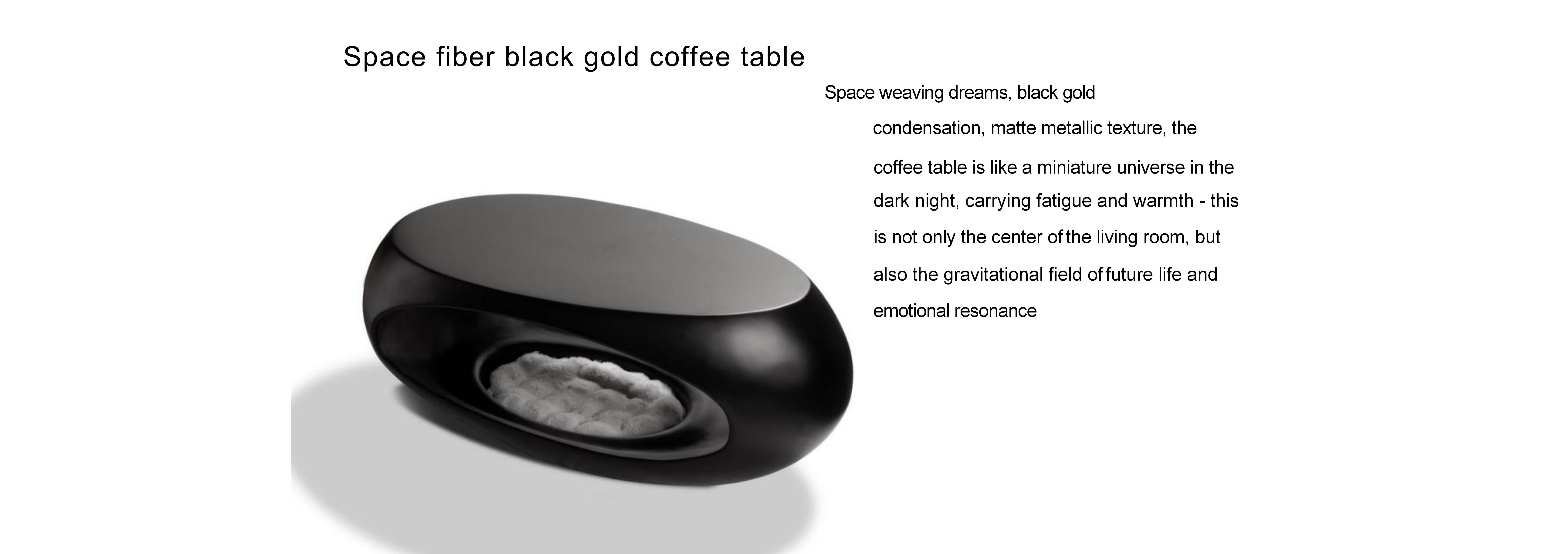 Black Space Coffee Table