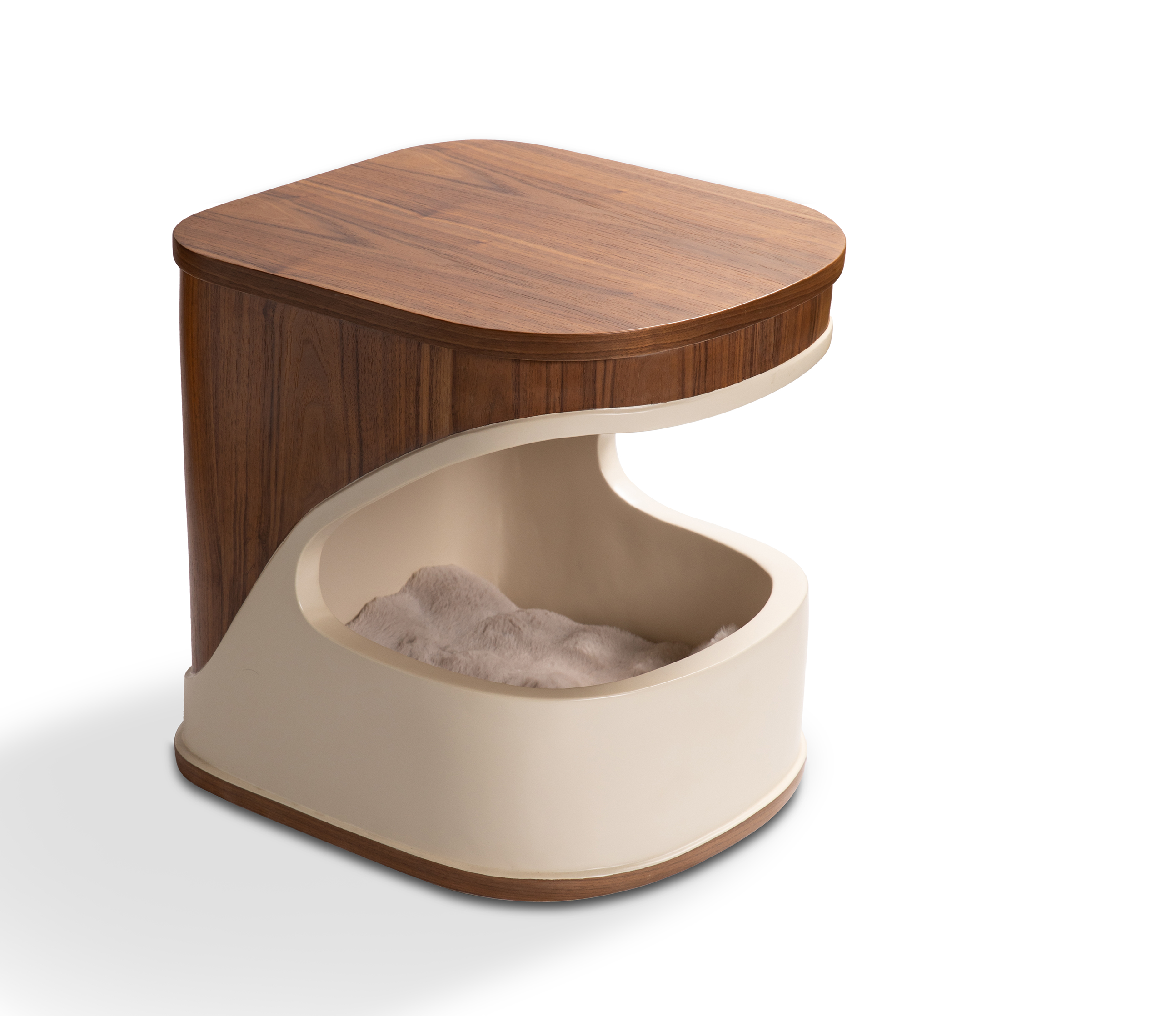 Geometric Bedside Table