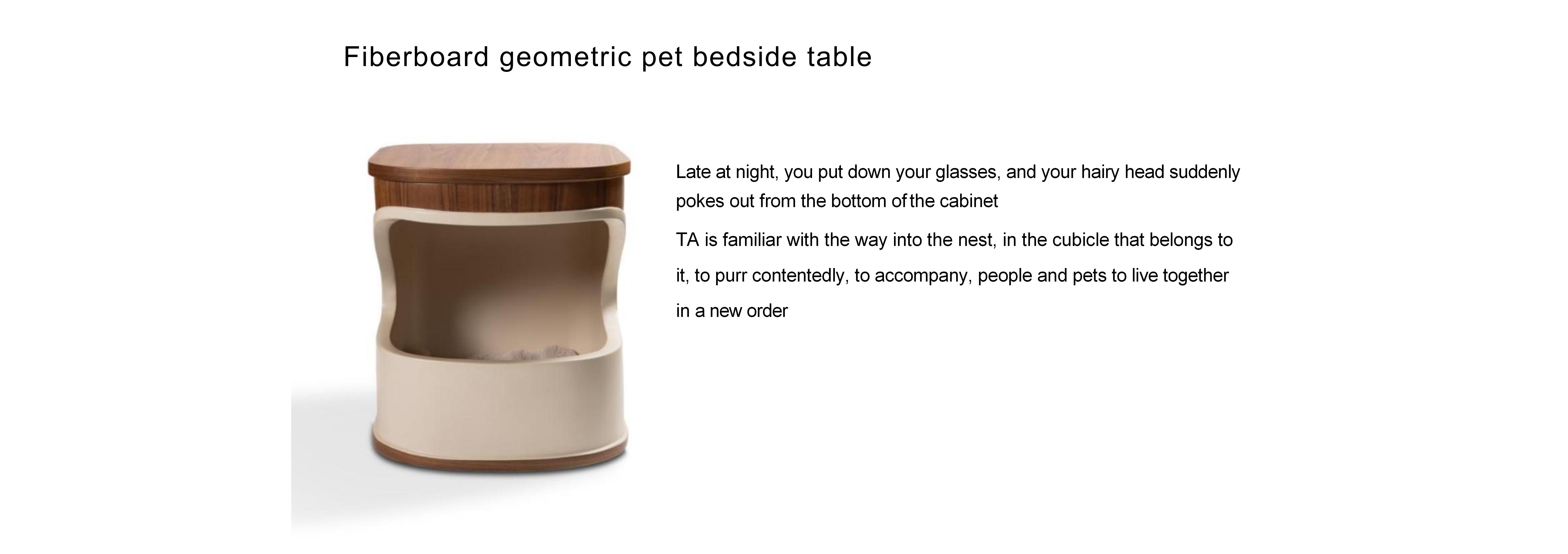Geometric Bedside Table