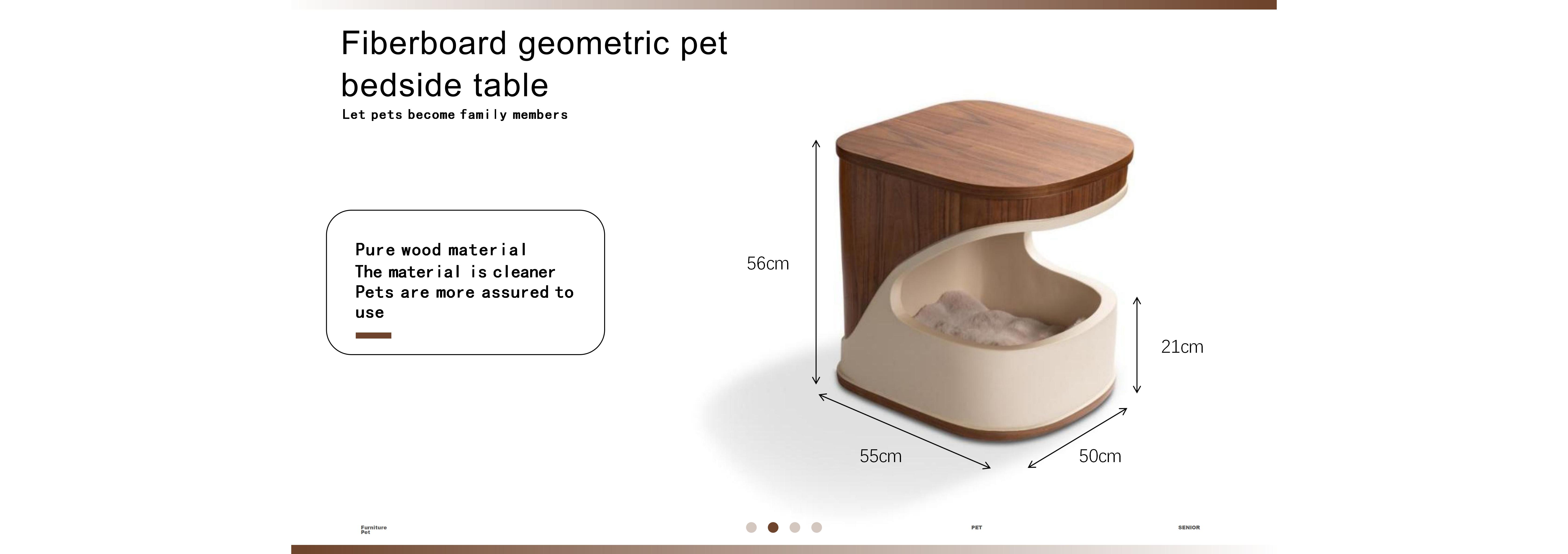 Geometric Bedside Table