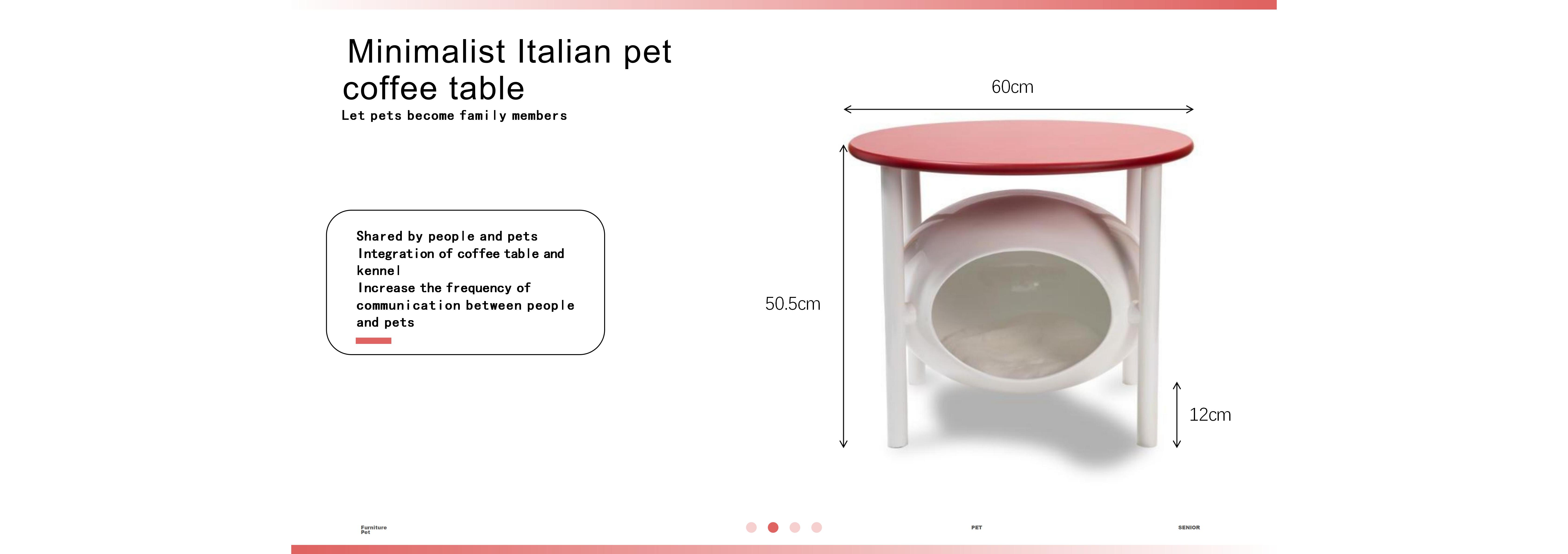 Italian Minimalist Side Table